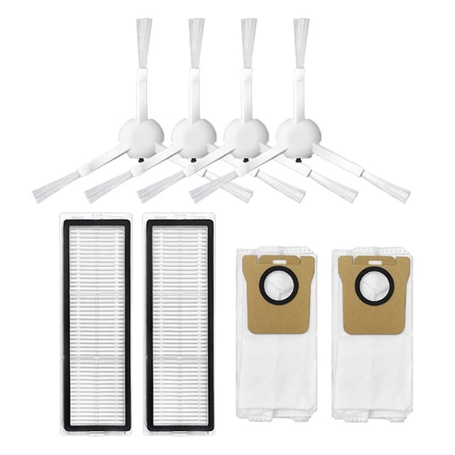 Robot Aspirador Filtro Hepa Lavable Cepillo Lateral Bolsa Para Polvo B Afortunado Sencillez