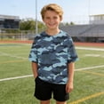 thumbnail image 4 of UQJfacai Girls T Shirts Oversized Short Sleeve Kids Summer Tops Teen Soft Casual Camo Graphic Crewneck Basic Tees 5-15 Years, 4 of 9