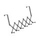 thumbnail image 5 of Gancho extensible para colgar abrigos sobre la puerta, colgador de puerta, montable, almacenamiento, sin necesidad de taladrar. 6 ganchos, 5 of 9