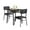 System default_2, variant on TEQIN 3 Piece Dining Table Set for 2, 3 Piece Kitchen Table with 2 Chairs,Farmhouse Kitchen Table and Upholstered Chair, Metal Frame Square Dining Room Furniture for Apartment, Studio