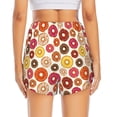 thumbnail image 4 of Goofa Donut Printed Women 2 in 1 Running Shorts,Quick Dry Athletic Workout Shorts,High Waisted Athletic Shorts with Liner Pockets-Small, 4 of 9