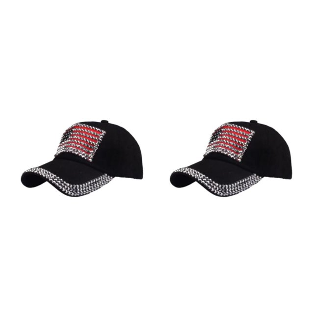 Thinsony Hat With Adjustable Strap For Sun Protection Fashionable And Black 2Set