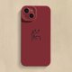 thumbnail image 3 of Cartoon Red Man Phone Case For iPhone 15 14 13 12 11 Pro Max Mini X XR XS 7 8 Plus SE Shockproof Middle Finger Soft Back Cover, 3 of 5