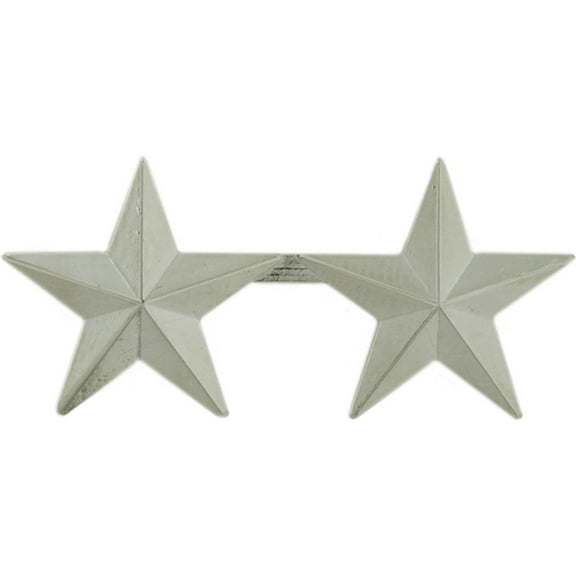 Eagle Emblems P15736 Rank - Army, General Star, A2 - Silver - 0.69 in. Wide Stars - 1.38 in.