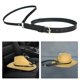 thumbnail image 2 of Soporte para sombreros de vaquero para coche, mantiene la forma del sombrero, cuero de PU, accesorios para automóviles. Negro, 2 of 9
