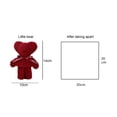 thumbnail image 5 of SPRING PARK Hand Towel Decoration for Party Guest Cute Bear Shaped Coral Fleece Highly Absorbent Quick Drying for Boy and Girl Baby Shower, 5 of 7