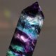 thumbnail image 5 of Varita de fluorita curativa de cuarzo, cristal Hexagonal Natural, piedra, Gema verde púrpura, 5 of 5