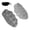 Gray, variant on Anti-Slip Silicone Gym Grips for Weight Lifting – Ergonomic Workout Hand Grips for Men & Women, Callus Protection Palm Pads for Strength Training, Deadlifts, Pull-Ups & Cross Training