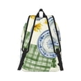 thumbnail image 2 of Honeii Vintage Utensils Print Canvas College Laptop Backpack, Durable Rucksack Travel Notebook Bag School Backpack Book Bag for Men Women-Medium, 2 of 7