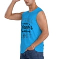 thumbnail image 3 of Goofa Not All Who Wander Design Printed Men's Sleeveless T-Shirt - Athletic Gym Workout Tank Top for Men - Moisture-Wicking, UPF 30+ Quick-Dry Muscle Tee-, 3 of 8