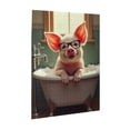 thumbnail image 2 of 500 Piece Jigsaw Puzzle For Adults Pig In Bathtub With Glasses Challenging And Fun Adult Puzzle Unique Artwork Home Decor Great Gift Idea, 2 of 7