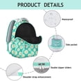 thumbnail image 4 of "Floral Sunflower Backpack for College - Trendy Wildflowers Pattern School Bookbag with 15 Inch Laptop Compartment, Water-Resistant Material, Comfortable Padded Straps, Women's Fashion Backpack", 4 of 6