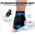 thumbnail image 2 of MDUB Light Ankle Brace, 1 Pack, Achilles Tendonitis Pain Relief Planter Fasciitis Support Brace, Hiking, Soccer, Basketball, Running, Tennis, Volleyball & Pickleball, 2 of 6
