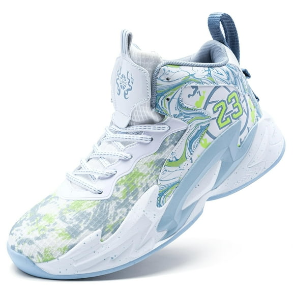 Novetra Men's High Top Basketball Shoes with Breathable Mesh Cushioning Support and Non Slip Sole Basketball Boots Gifts