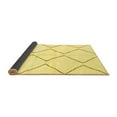 thumbnail image 2 of Ahgly Company Indoor Rectangle Solid Yellow Modern Area Rugs, 2' x 4', 2 of 4