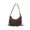 Coffee, variant on Vintage Fringe Handbag Women Messenger Top-Handle Bag with Tassel Suede Shoulder Crossbody Bag Hippie Western Purse