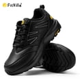 thumbnail image 2 of FitVille, zapatos de senderismo anchos para hombre, repelentes al agua, ligeros, zapatos de escalada al aire libre, zapatillas de senderismo para soporte de arco, 2 of 5
