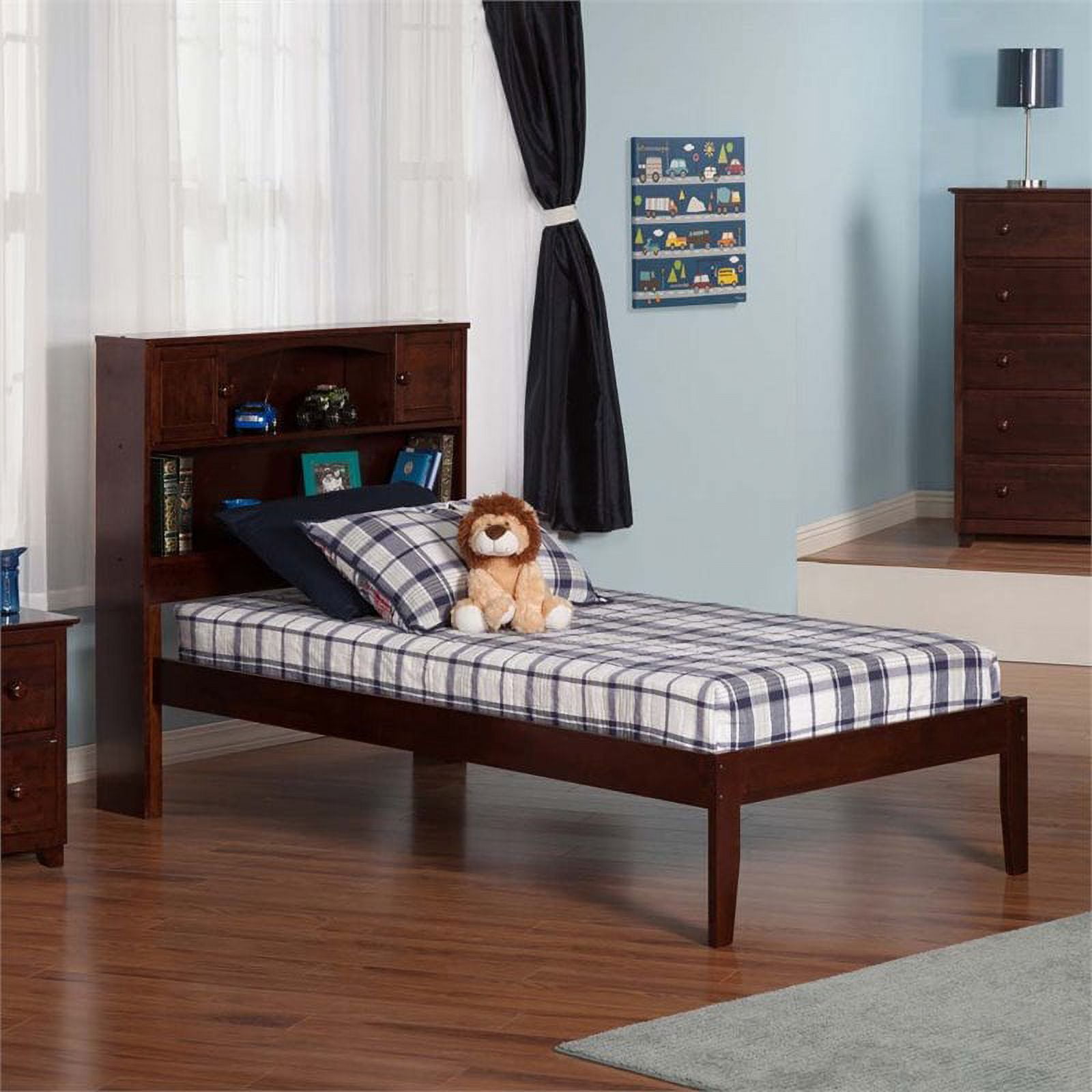 Leo Lacey Solid Wood Twin XL Platform Bed with Kuwait Ubuy