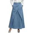 thumbnail image 2 of Edvintorg Plus Size Maxi Skirt Fashion Clothing Women's High Waisted Long Skirt Summer Casual Business Work Skirts with Pockets, 2 of 7