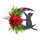 thumbnail image 1 of Coronas De Halloween Con Forma De Luna Para La Puerta Principal. Corona De Halloween Con Forma De Luna Y Gato Para La Pared. Corona De Halloween Con Gato Para La Puerta. Decoraciones De Halloween Co, 1 of 8