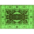 thumbnail image 1 of Ahgly Company Indoor Rectangle Oriental Green Traditional Area Rugs, 7' x 10', 1 of 4