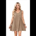 thumbnail image 1 of Vestido Mini Sin Mangas Color Caqui L, 1 of 7
