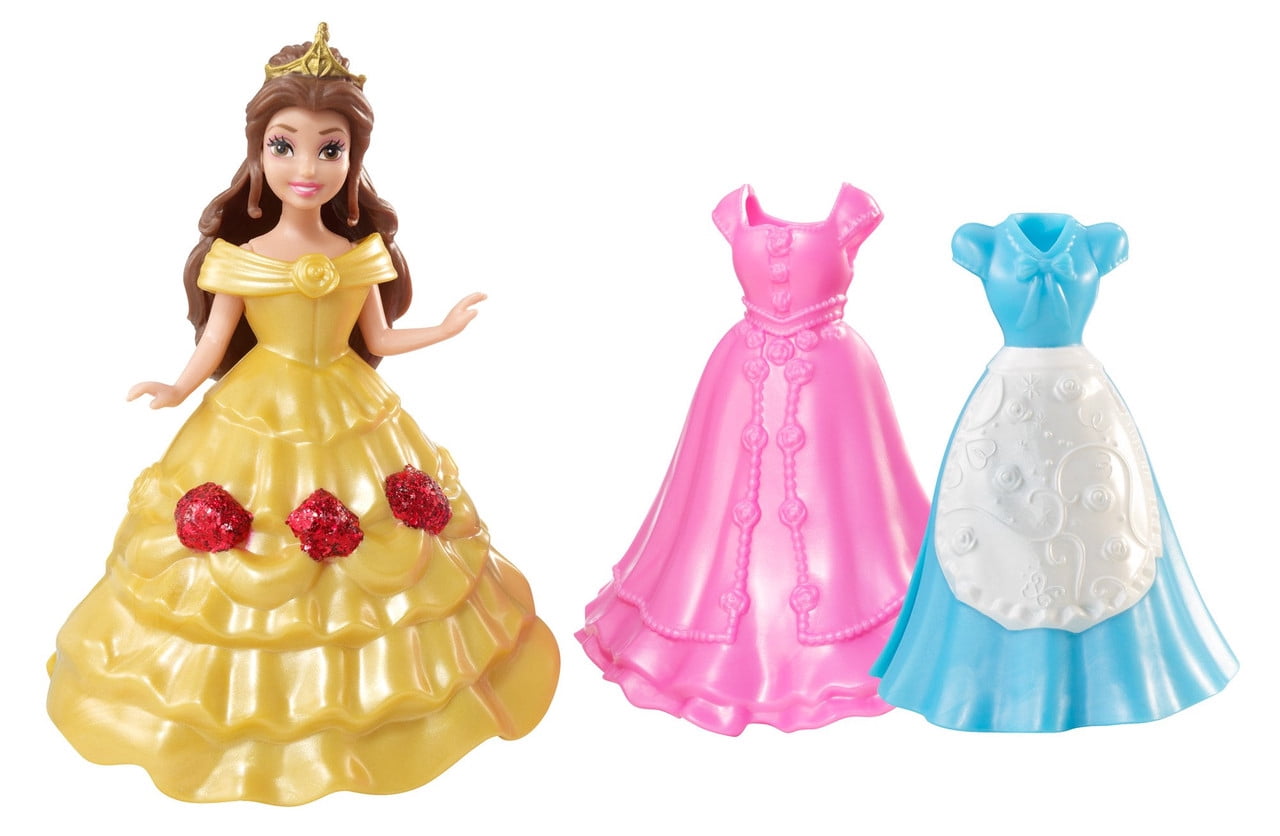 Disney Princess Fairytale Magiclip Vinyl Bag Belle Doll