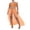 Orange, variant on Women Maxi Tulle Skirt Solid Color Mesh Tied-Up Irregular Floor-Length Party Skirt for Wedding Guest, Dinner, Cocktail Party