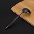 thumbnail image 5 of 7.8" Stainless Steel Cooking Supplies Black Soup Ladle Spoon, 5 of 7