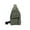 Army Green, variant on maho Men's High-end Slim Crossbody Bag Chest Bag With Headphone Port Removable Buckle Side Bag Travel Outdoor Leisure Black on Clearance