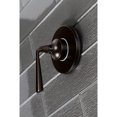 thumbnail image 3 of Kingston Brass KS3035ZL 3-Way Diverter Valve with Trim Kit, Oil Rubbed Bronze, 3 of 5