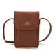 thumbnail image 1 of Bolso lindo del teléfono móvil del hombro de la bolsa de mensajero del tirón del mini bolso del teléfono móvil de la PU, 1 of 5