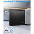thumbnail image 3 of 7.0 Cu.Ft Chest Freezer with Removable Basket and Bottom Defrost Water Drain Freestanding Top Open Door, Deep Freezer, Mini Freezer with Adjustable 7 Thermostat for Home/Apartment, Black, 3 of 7