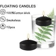 thumbnail image 6 of 36 Packs 3-Inch unscented White Floating Candles - Ideal for Weddings, Pool Party, Holiday Centerpieces and Events - Odorless, Drip-Free, Long Lasting Burn Time, 6 of 10