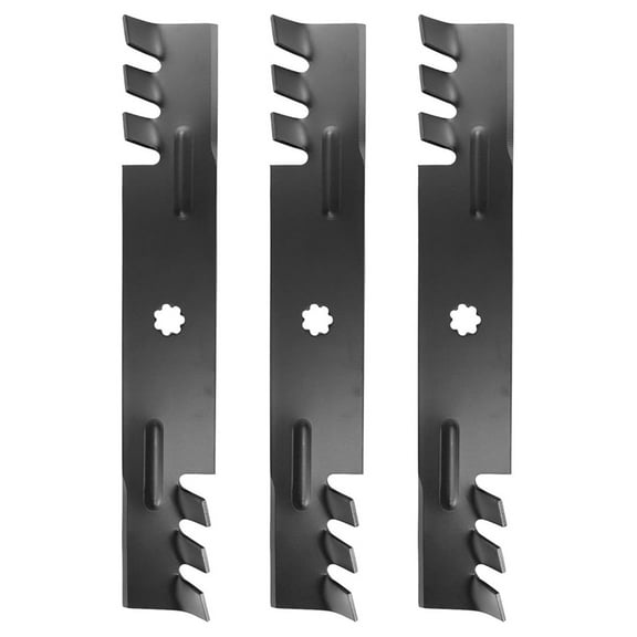 Mulching Blade '' Fit for AM141035, GX21784,for GX21786, GY20852 145 D 140 150 155 C 160 LA 130 140 145 165 X 165 S 140 S 170 E 140 Mower Blades 3Pack