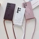 thumbnail image 2 of Crossbody Necklace Lanyard Cord Rope For Magsafe Matte Plating Case For Samsung S24 S23 Ultra S22 Plus S20 Shockproof Soft Cover, 2 of 5