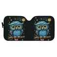thumbnail image 2 of Yuyamidu Cute Owl Car Sun Shade for Windshield Foldable Sun Shade for Car Windshield Visor Portable Automotive Window Sunshades Auto Interior Accessories UV Sun and Heat Reflector, 2 of 5