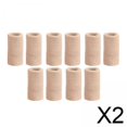 thumbnail image 1 of 2x10 Protectores De Dedos Elásticos Cómodos Para Béisbol, Bádminton, Ciclismo, Color Beige, 1 of 10