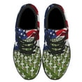 thumbnail image 2 of Memorial Day Field Of Crosses Memorial For Fallen Soldiers Shoes Sneakers Black Size 11.5, 2 of 7