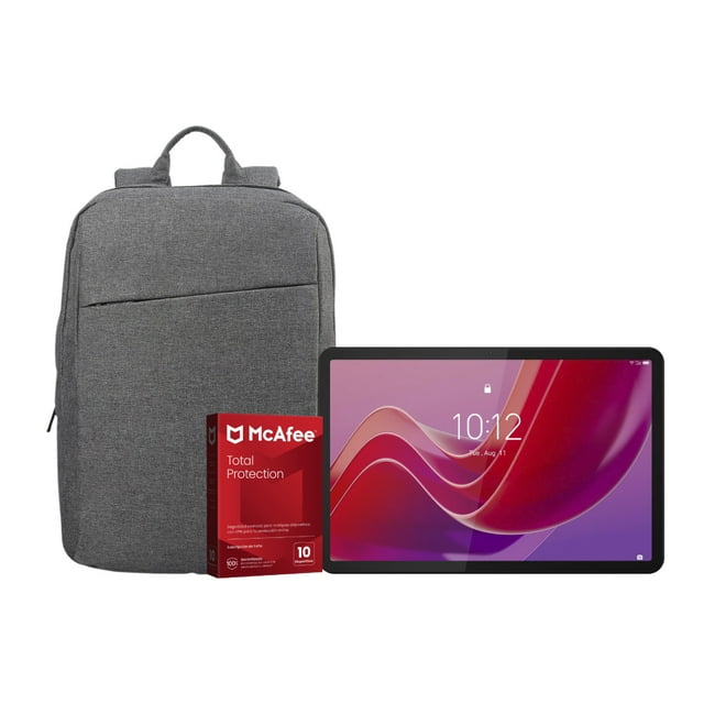 KIT TABLET LENOVO M11 HELIO G88 RAM 8GB STORAGE 128GB + ANTIVIRUS + MOCHILA GREY