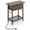 Brown, variant on Giantex End Table w/Charging Station, Sofa Side Table w/Storage Shelf for Small Space, Natural