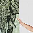 thumbnail image 3 of Orinice Elephant Spices Silk Screen Bathroom Decor Set Colorful Luxurious Graphic Print Polyester Fabric Fashion Shower Curtain with Hooks Waterproof Shower Curtain for Bathroom Decoration 36x72, 3 of 7