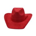 thumbnail image 5 of Cowboy Hat for Men Roll Up Wide Brim Shapeable Western Cowgirl Fedora Lightweight Summer Beach Outdoor Sun Protection, 5 of 5
