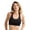 Black, variant on Women's Sports Bra, High-Impact Compression, Moisture-Wicking Fabric, Sizes XS-XXL