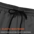 thumbnail image 6 of Men's Slim Fit Cargo Workwear Pants, Straight Leg Drawstring Elastic Waist Multi Pockets Casual Trousers Joggers, Quick Dry Breathable Lightweight Stretchy, Outdoor Hiking Gym, 6 of 9