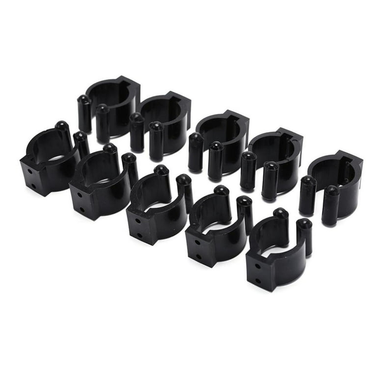 10PCS Billiards Snooker Locating Clip Holder Regular Fishing Rod Storage  Clips Pool Racks, for Fishing Rod Storage Rack Large