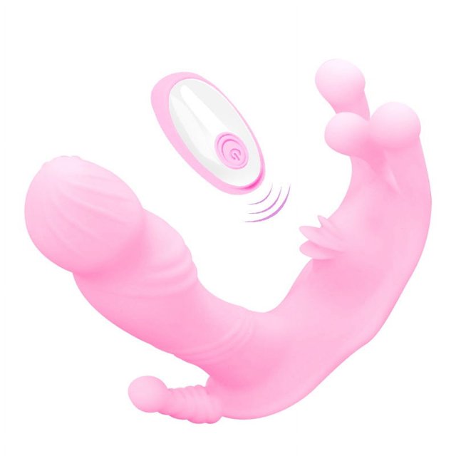 Vibrador de Punto G Consolador de Empuje - Estimulador de Clítoris de Punto G con 10 Vibraciones 7 Modos de Empuje con Función de Lamer