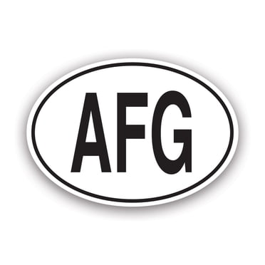 CDN Canada Oval Country Code Sticker – 6x4.2 Inch Self-Adhesive Decal For Cars