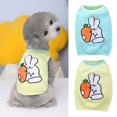 thumbnail image 2 of Cartoon Rabbit Pattern Dog Summer Shirt - Exquisite Hemming - Soft Comfortable Cotton - Daily Wear, 2 of 8
