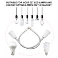 thumbnail image 2 of 2 Pcs Light Bulb Lamp Holder Bendable Extension Socket Extender Adaptor 39.5cm, 2 of 6